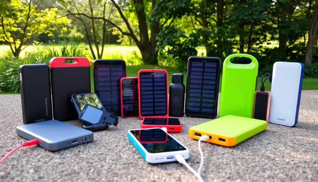 Power banks and solar chargers