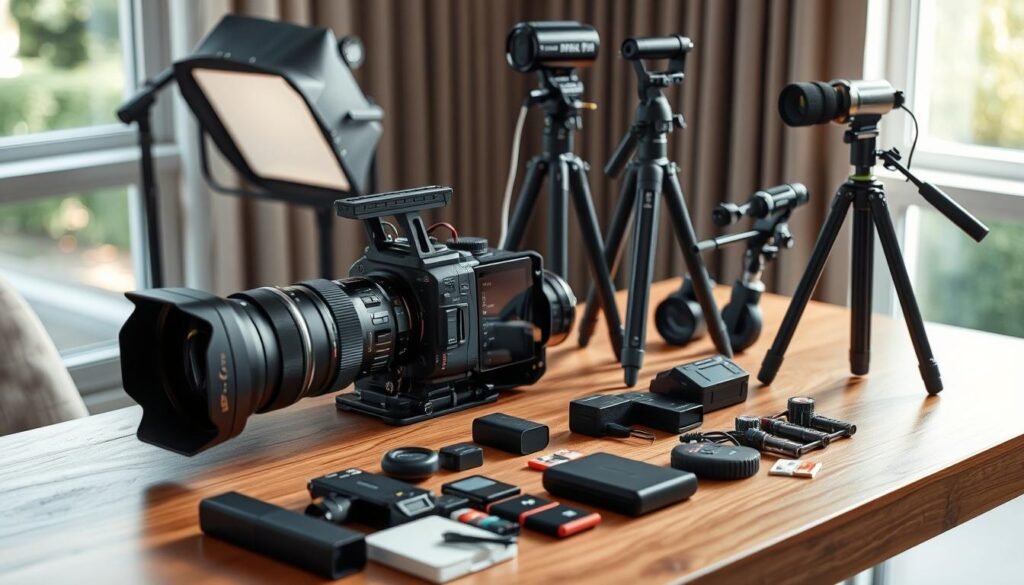 video shooting equipment kit